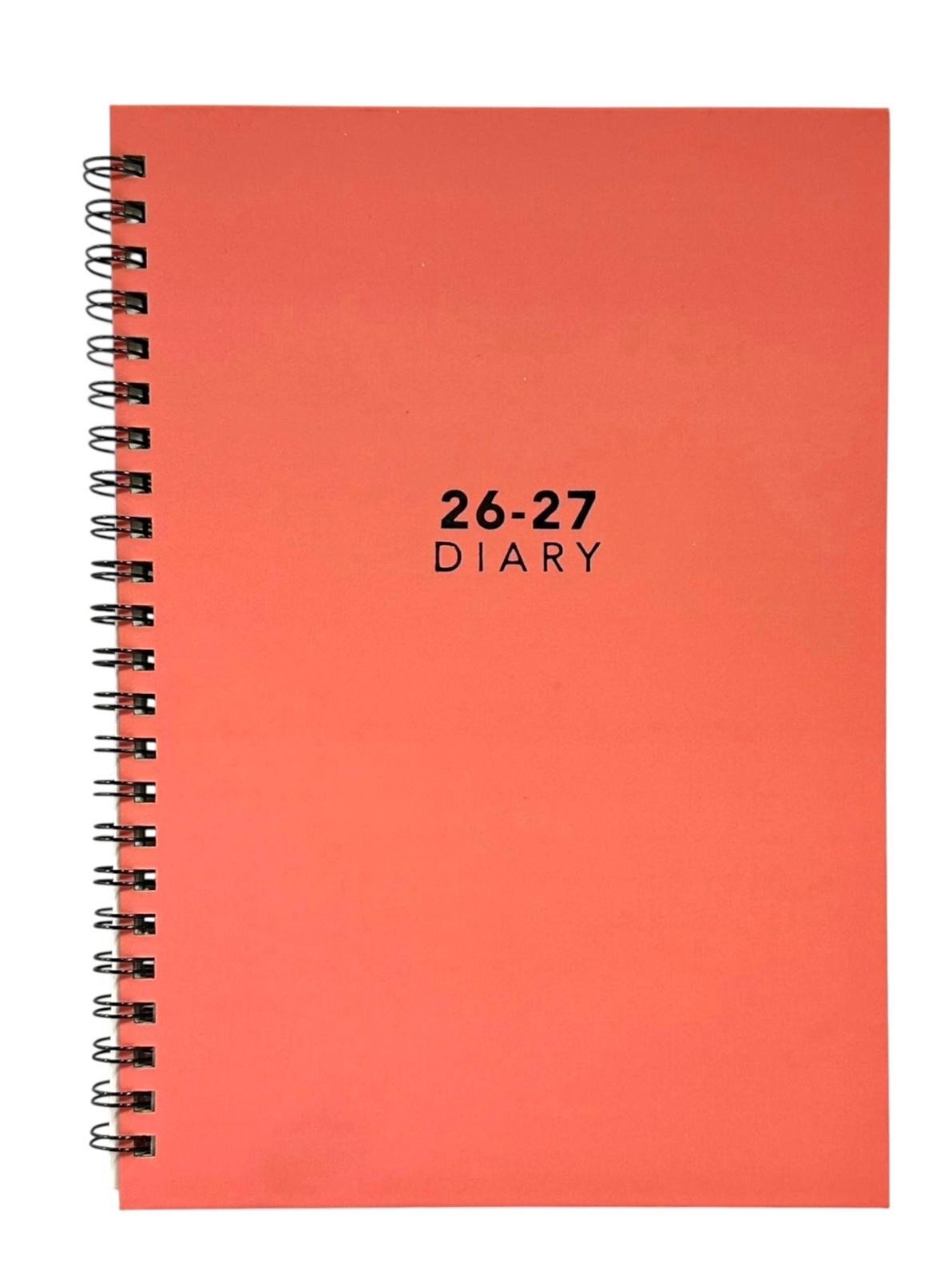 2026-2027 A5 Size Academic Mid Year Week to View Student Teacher Diary Planner