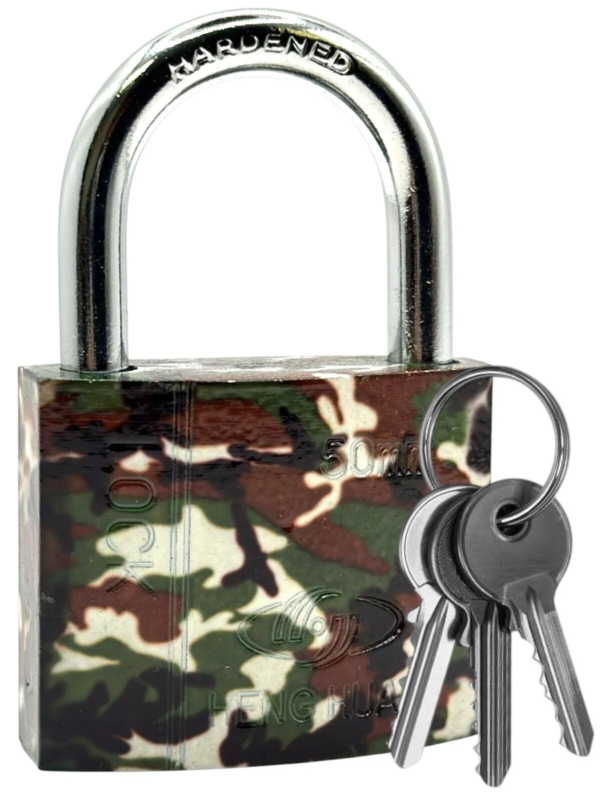 50mm Floral Short Shackle Padlock Security Locker OUTDOOR SECURITY PADLOCK 3 Key