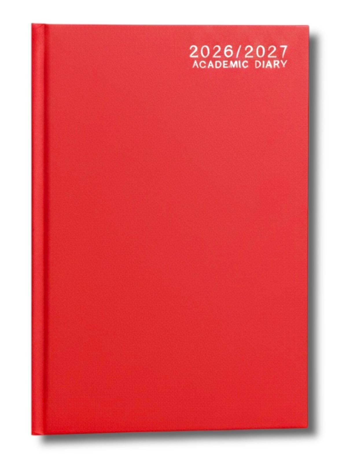 2026-2027 A5 Size Academic Mid Year Week to View Student Teacher Diary Planner