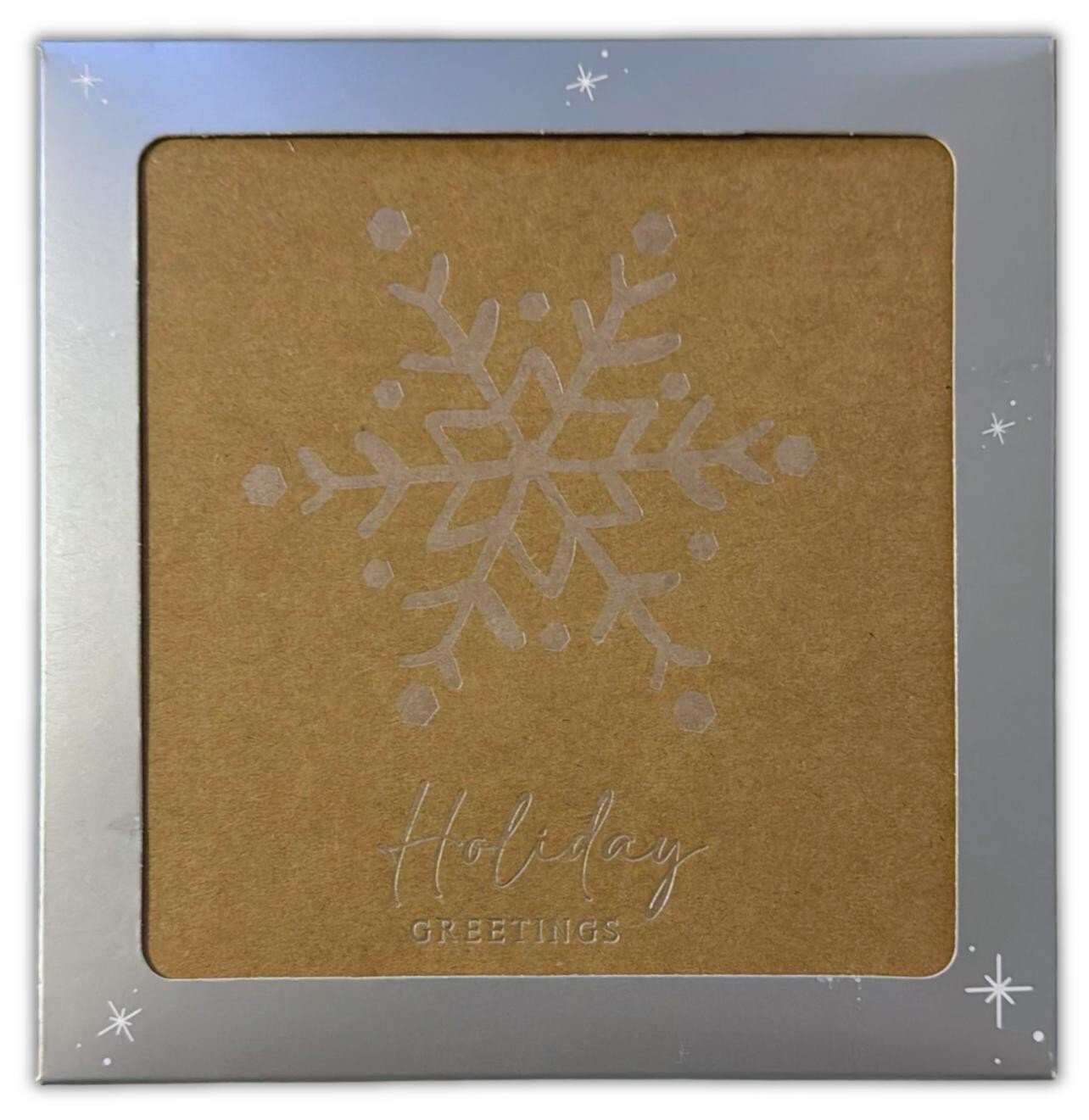 10/20/50 Pack Luxury Traditional Santa Square Xmas Christmas Cards & Envelopes