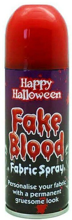 4 x Halloween Fake Blood Fabric Spray Paint Fancy Dress 200ml