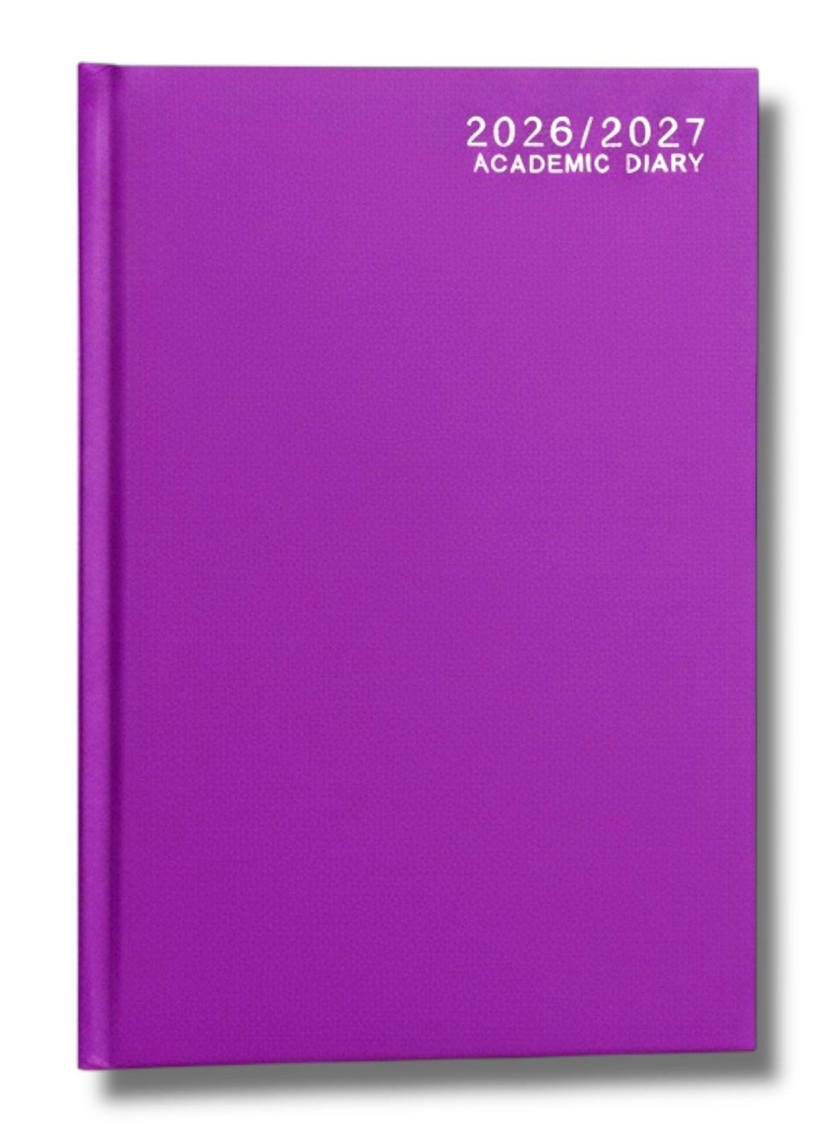 2026-2027 A5 Size Academic Mid Year Week to View Student Teacher Diary Planner
