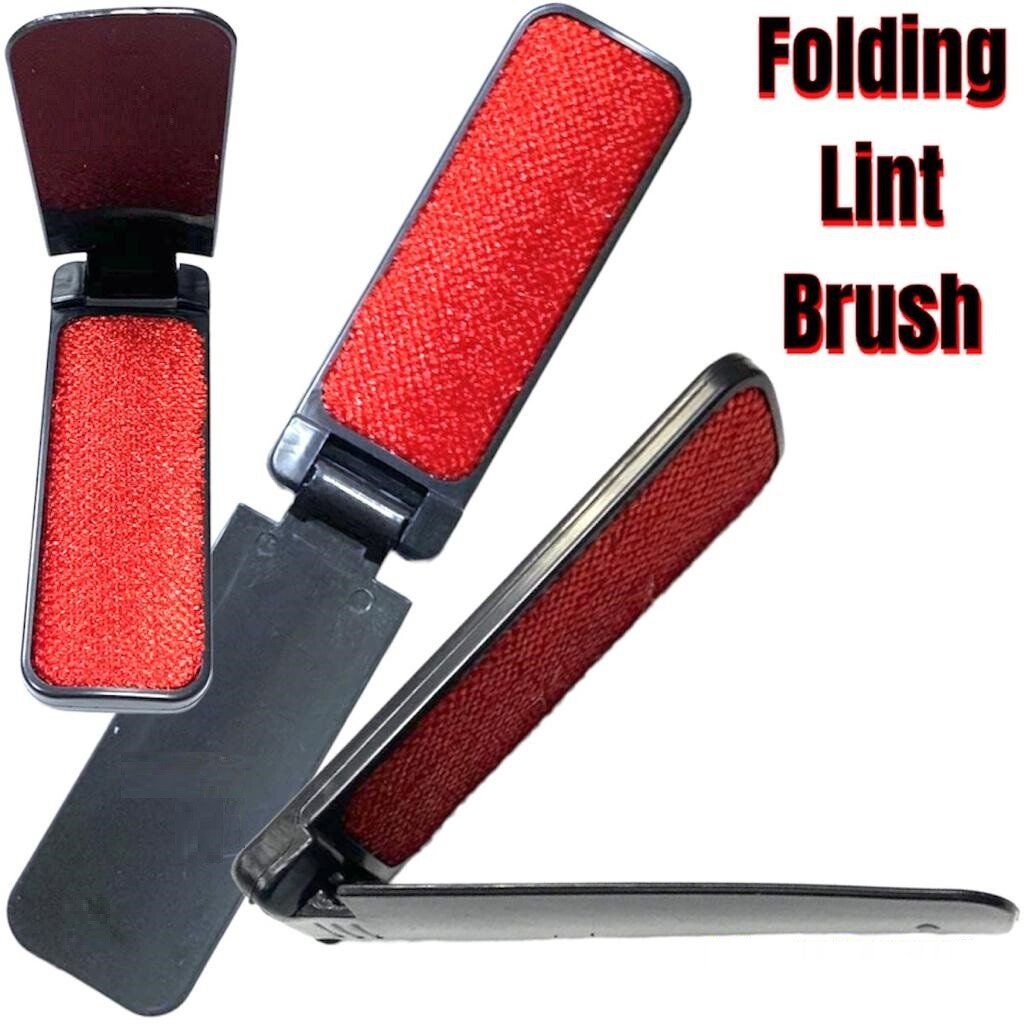 FOLDABLE MAGIC CLOTHES BRUSH/ LINT REMOVER TO CLEAN -REMOVE PET HAIR/FLUFF
