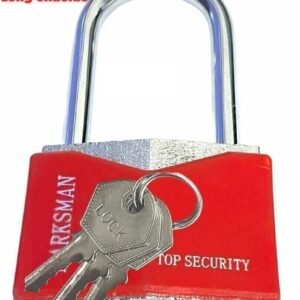 Long Shackle Padlock Steel 50mm Outdoor Safety Lock with Security 3 Keys Locker
