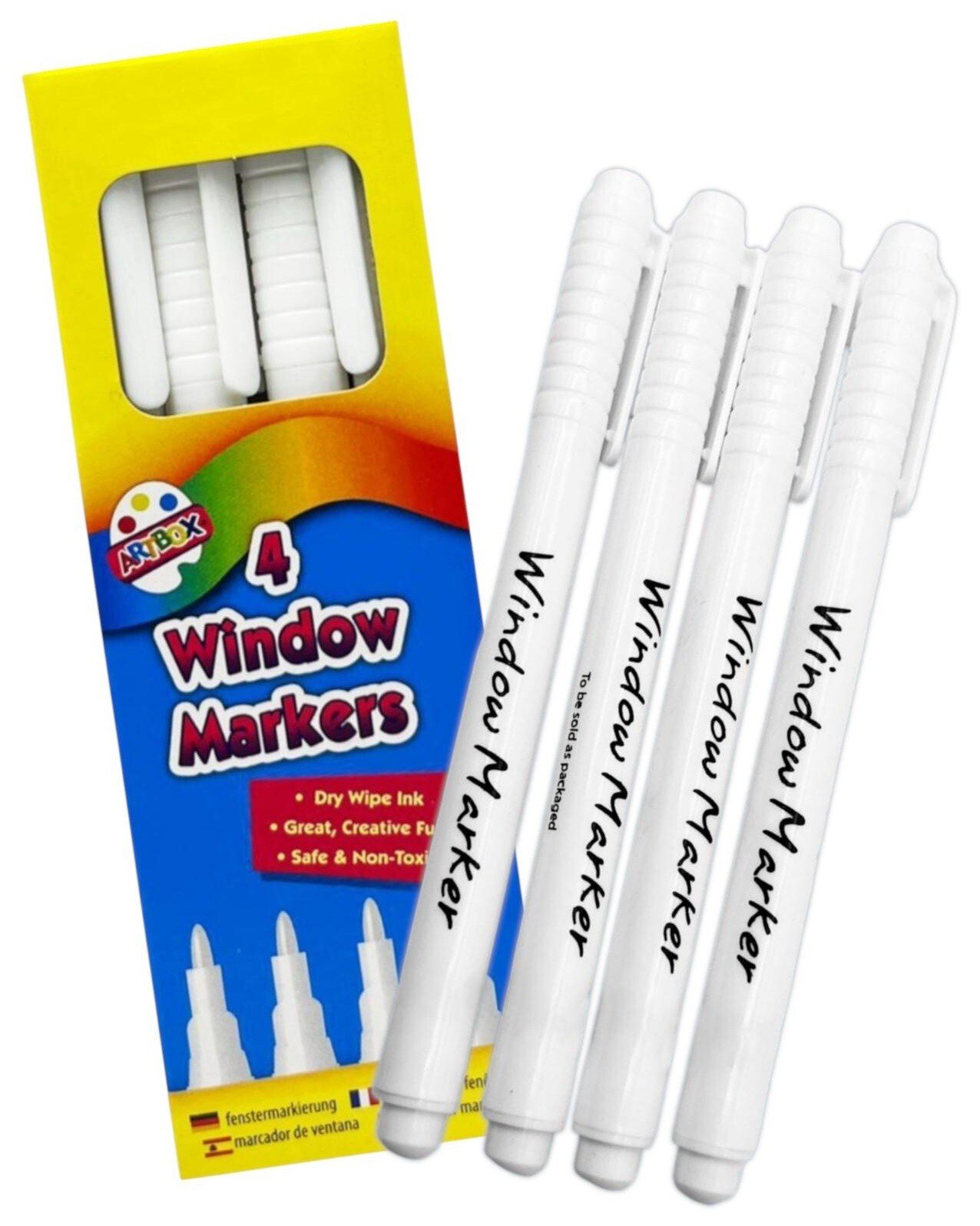 8 Mix Liquid Chalk Window Marker Pens Glass Windows Plastic Blackboard Office
