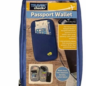 Travel Organiser Passport Document Ticket Holder Wallet Bag Purse Zipper Case UK