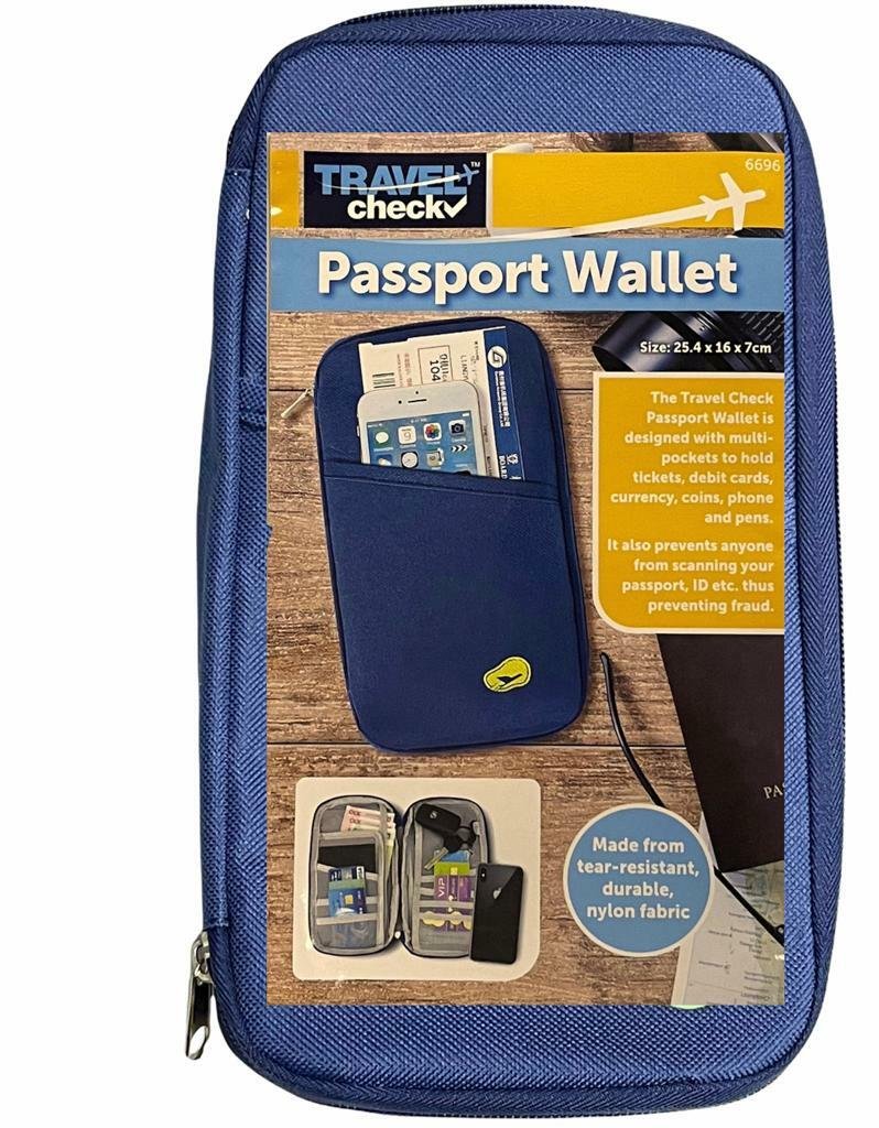 Travel Organiser Passport Document Ticket Holder Wallet Bag Purse Zipper Case UK