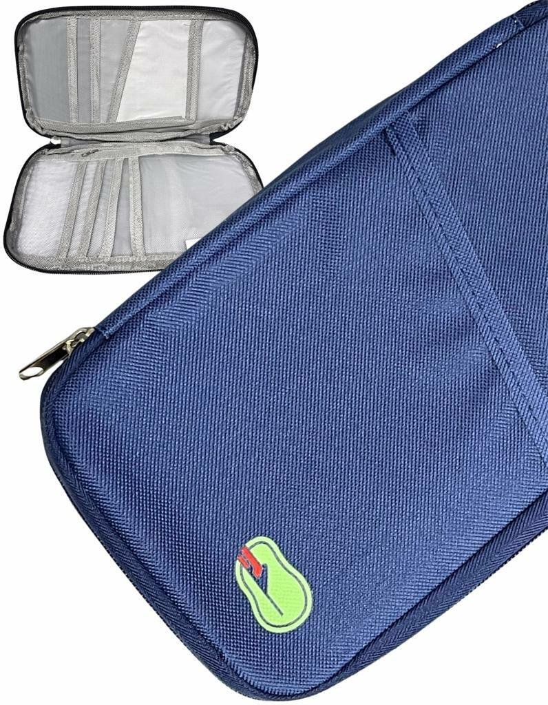 Travel Organiser Passport Document Ticket Holder Wallet Bag Purse Zipper Case UK