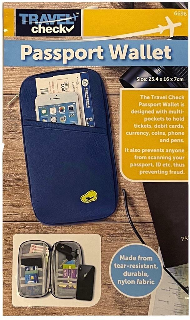 Travel Organiser Passport Document Ticket Holder Wallet Bag Purse Zipper Case UK