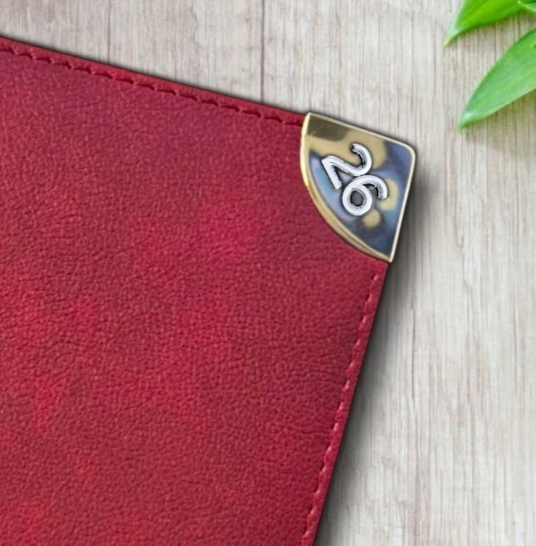 2026 Week To View Slim Diary Planner Soft Leather Feel Premium Quality Full Year
