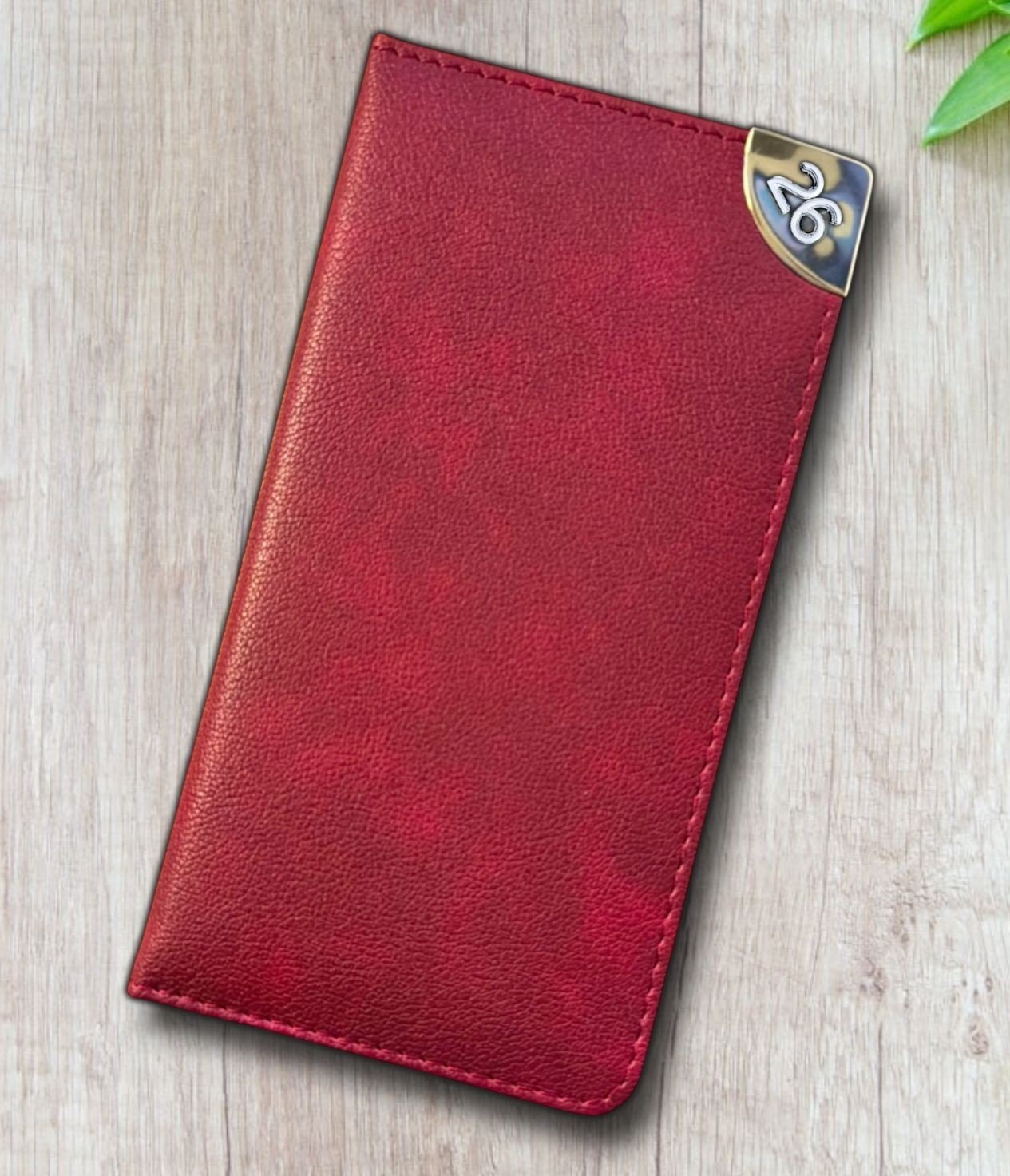 2026 Week To View Slim Diary Planner Soft Leather Feel Premium Quality Full Year