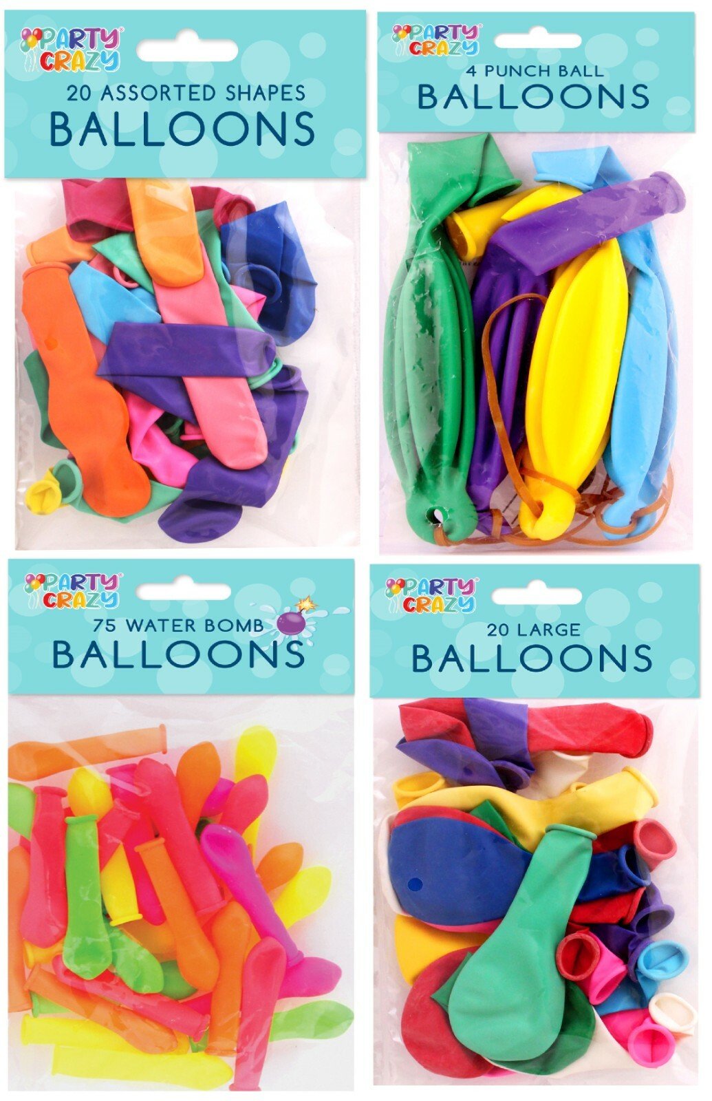 PARTY BALLOONS WATER BOMBS ASSORTED COLOUR KIDS PARTY OUTDOOR FUN CELEBRATION