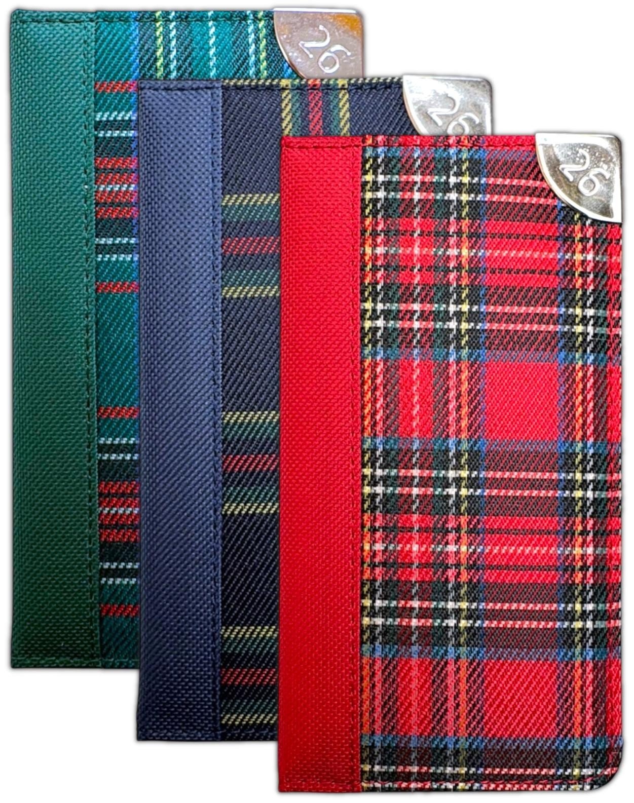 2026 Diary Slim / Pocket Week to View Planner Slimline Full Year Tartan Fashion