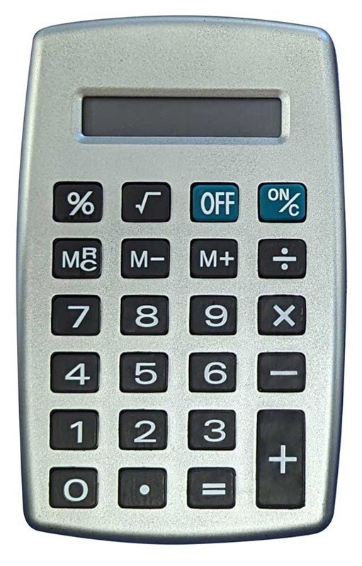 2pc Mini Pocket Calculator Small| 8 Digit Display Office Home School Stationery