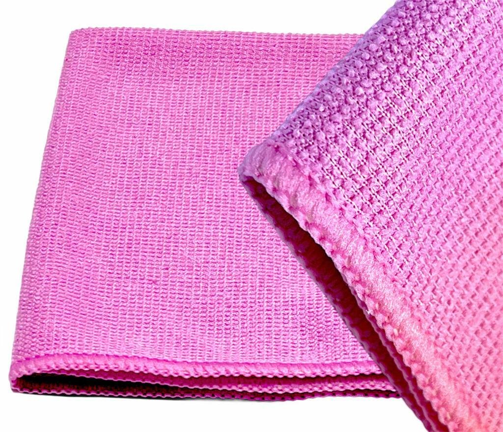 3 Microfibre Cleaning Cloths Soft Multi-Colours Kitchen Bathroom Glass Surfaces