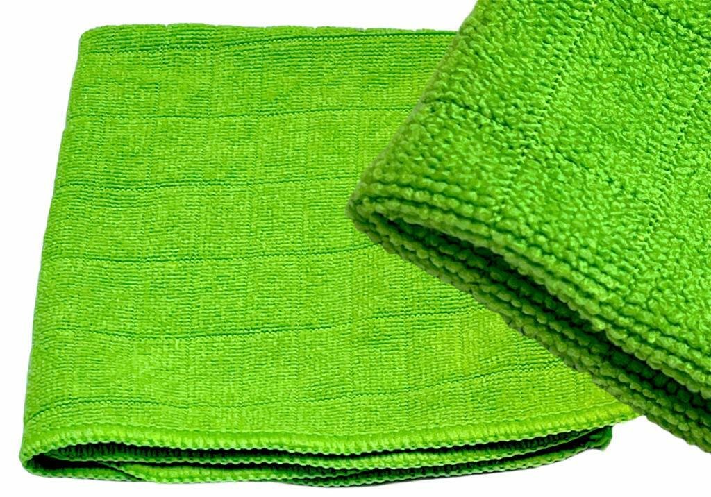 3 Microfibre Cleaning Cloths Soft Multi-Colours Kitchen Bathroom Glass Surfaces