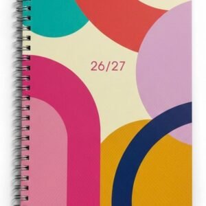 2026-2027 Academic A5 Week to view Spiral Diary School Year Teacher Hardback UK