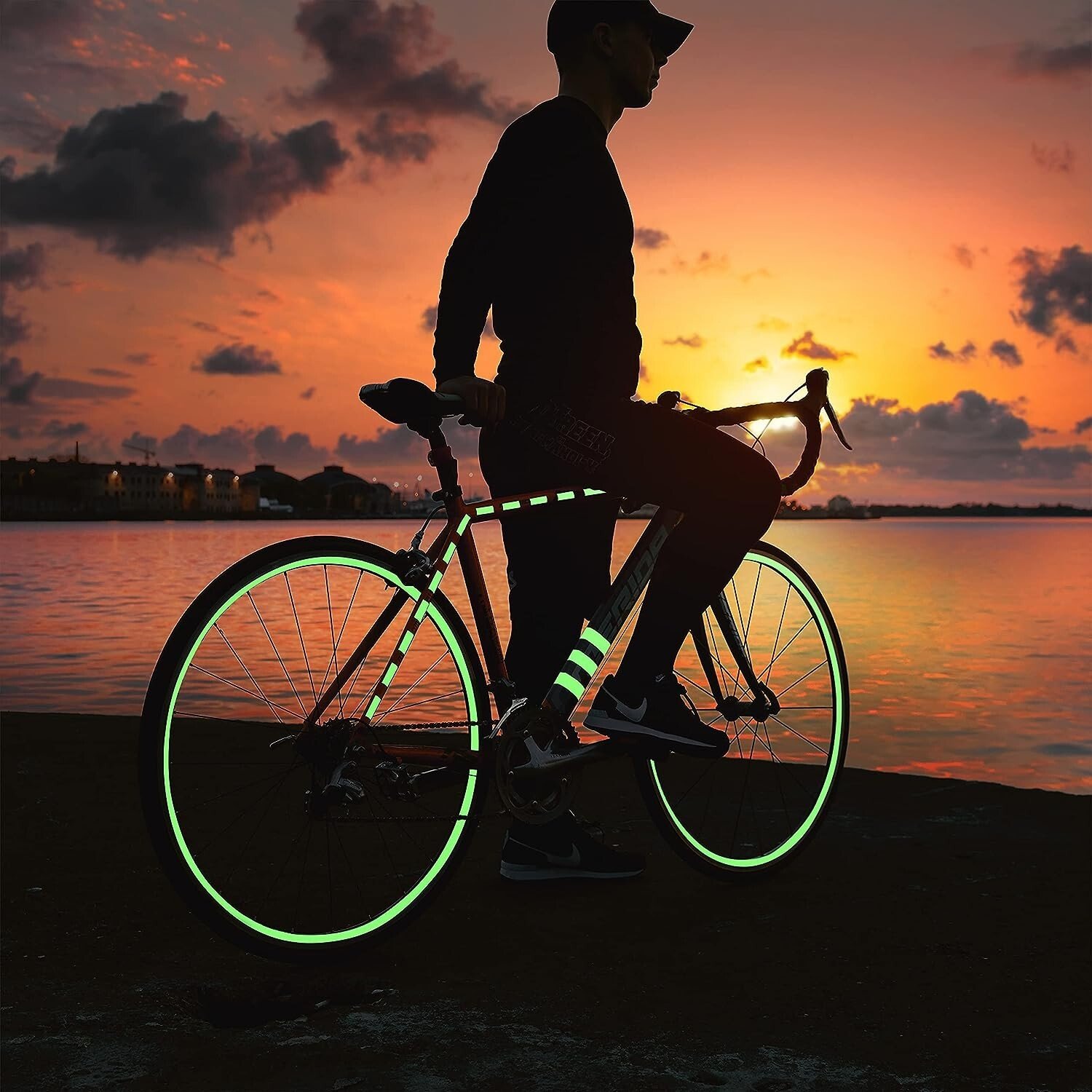 Glow In The Dark Sticky Tape Self Adhesive Luminous Safety Film Sticker Roll-3MT