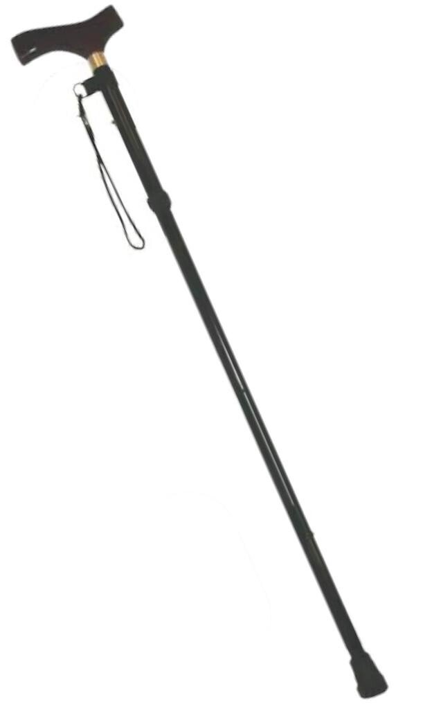 Lightweight Easy Folding Aluminium Walking Stick Cane, Height Adjustable UK