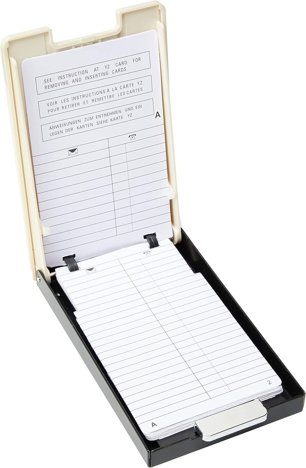 A-Z Slider Flip Open Telephone Address Index Book Retro Store Up To 400 Numbers