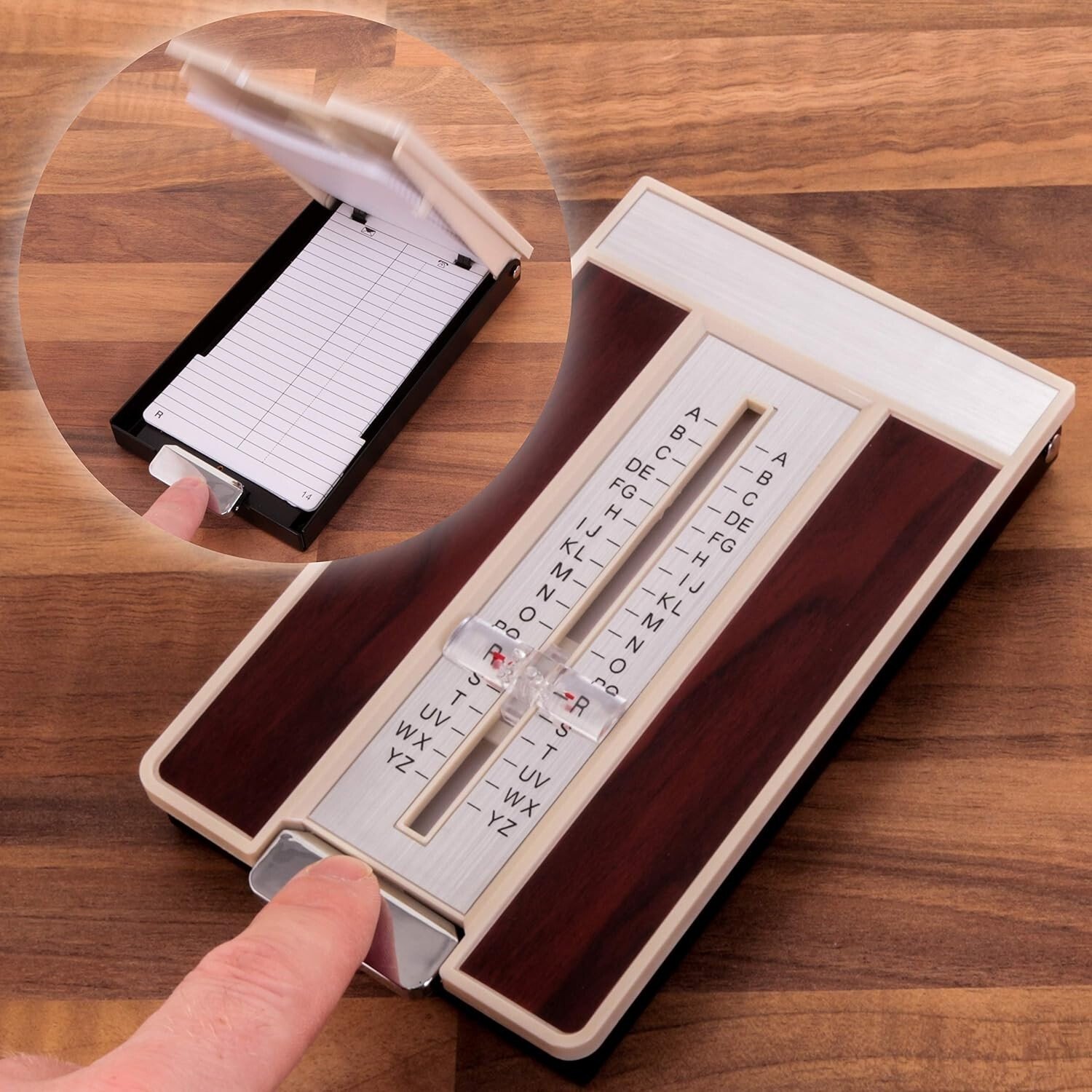 A-Z Slider Flip Open Telephone Address Index Book Retro Store Up To 400 Numbers