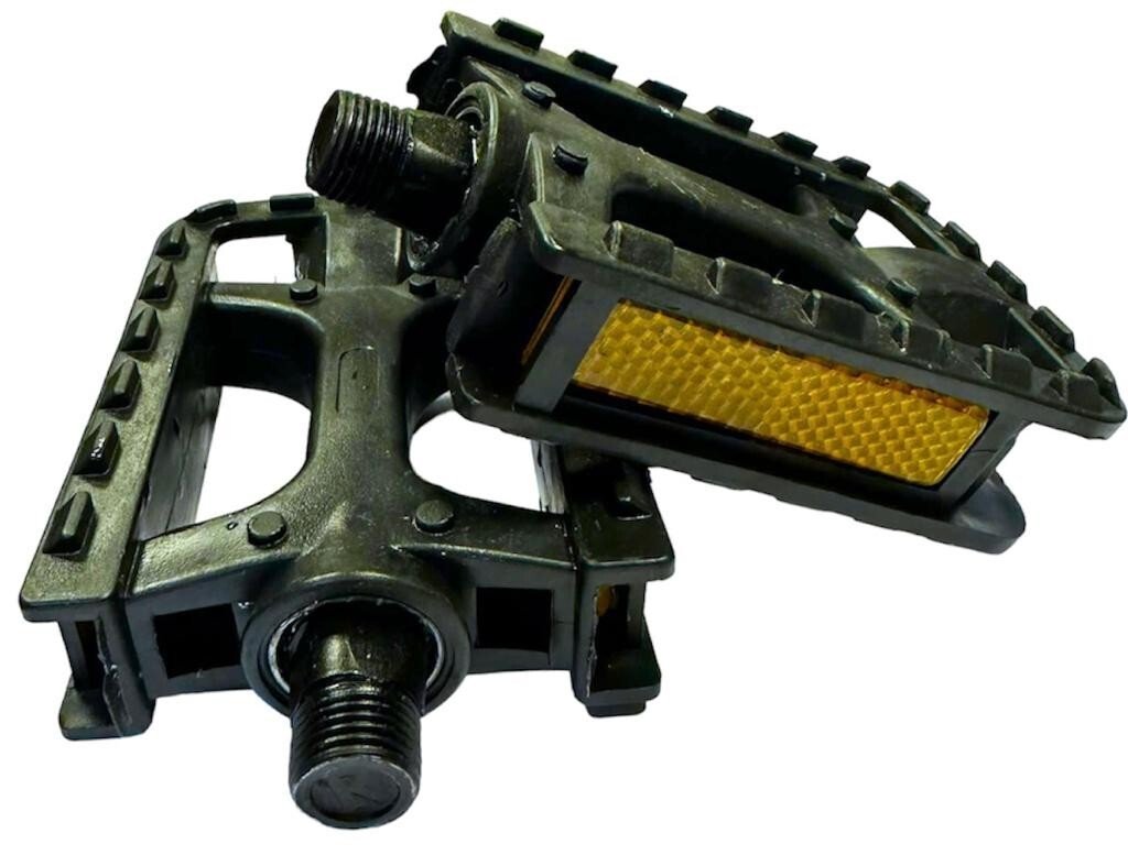 1 Pair Bike Bicycle Pedals 9/16" MTB ATB BMX Mountain Bike Hybrid With Reflector