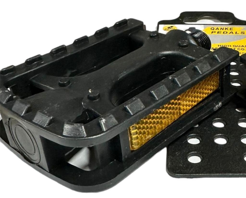 1 Pair Bike Bicycle Pedals 9/16" MTB ATB BMX Mountain Bike Hybrid With Reflector