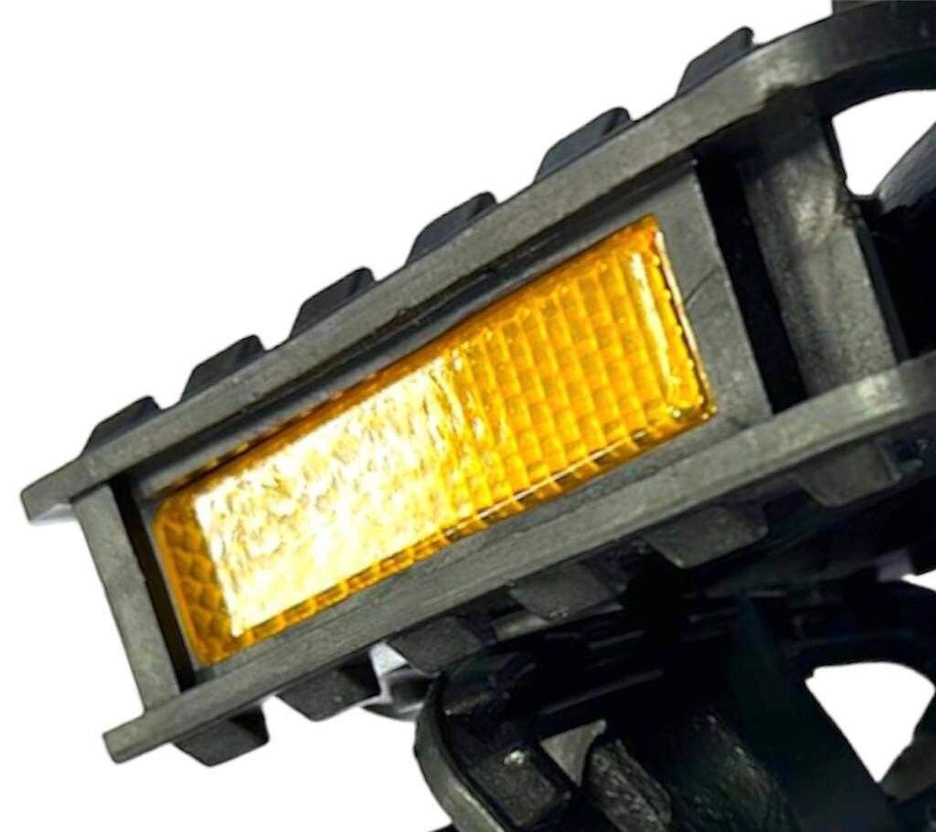 1 Pair Bike Bicycle Pedals 9/16" MTB ATB BMX Mountain Bike Hybrid With Reflector