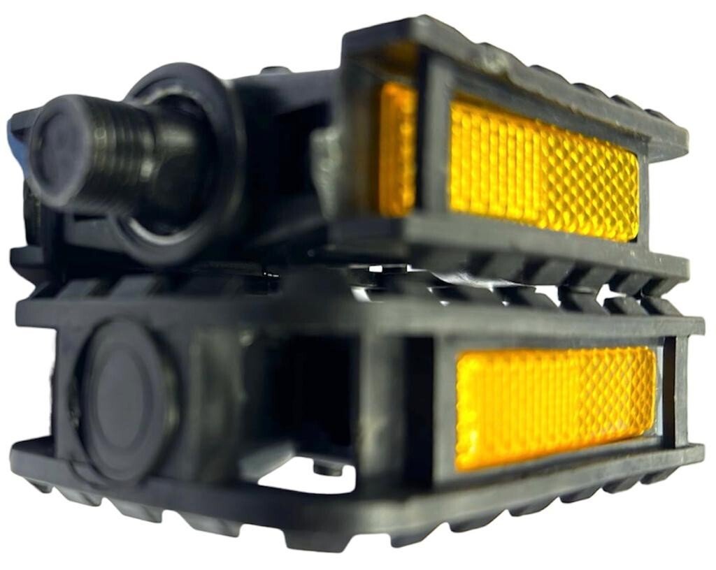 1 Pair Bike Bicycle Pedals 9/16" MTB ATB BMX Mountain Bike Hybrid With Reflector