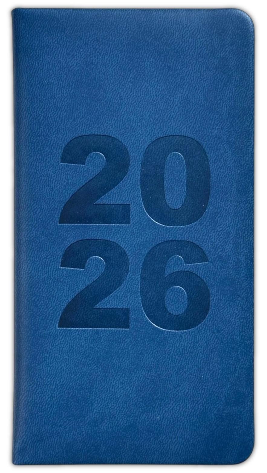 2026 Diary Week to View Slim/ Slimline Luxury Embossed Padded Cute Fashion Diary