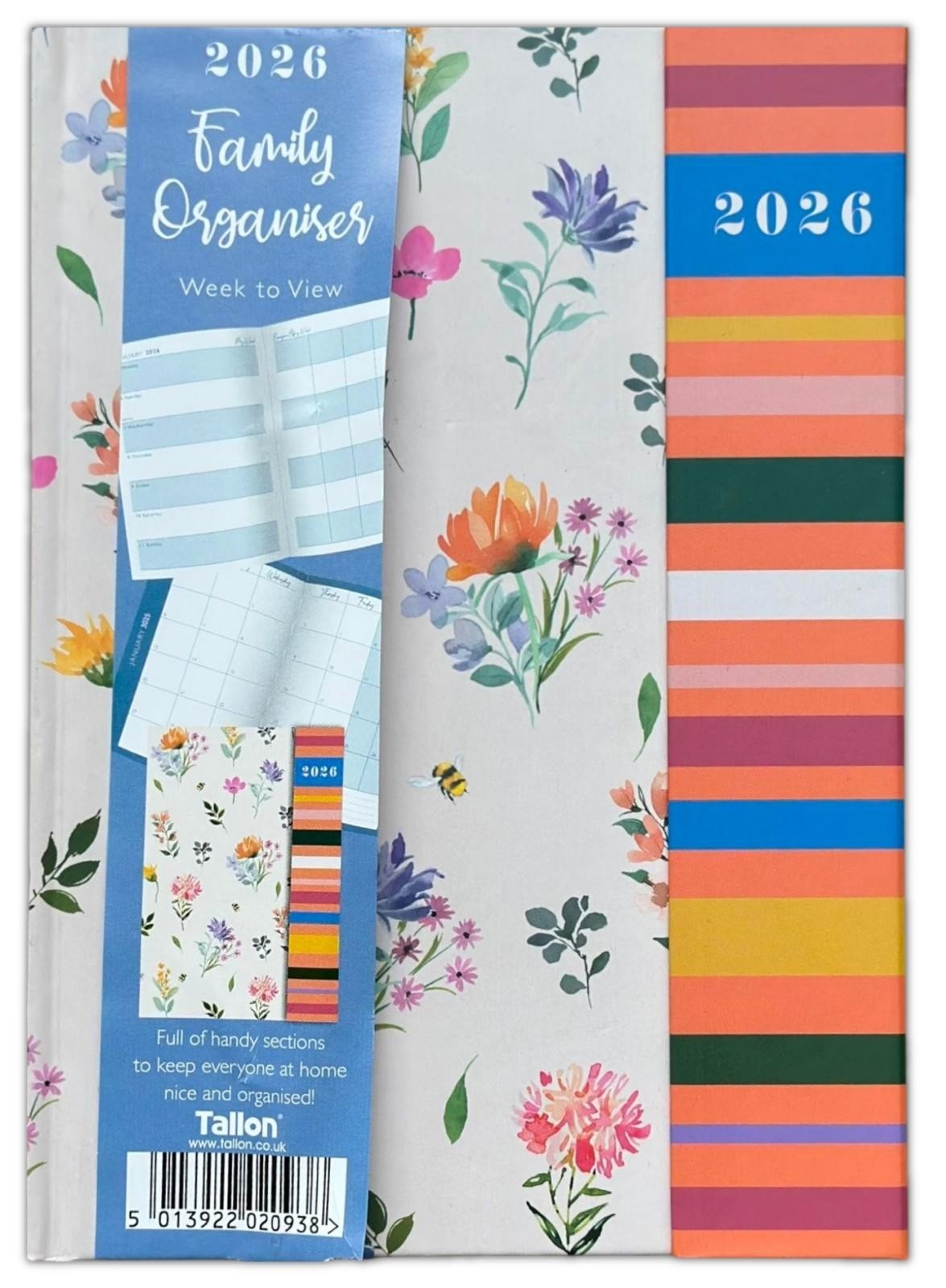 2026 Luxury A5 Week to view Diary Magnetic Index Schedule Organiser Year planner