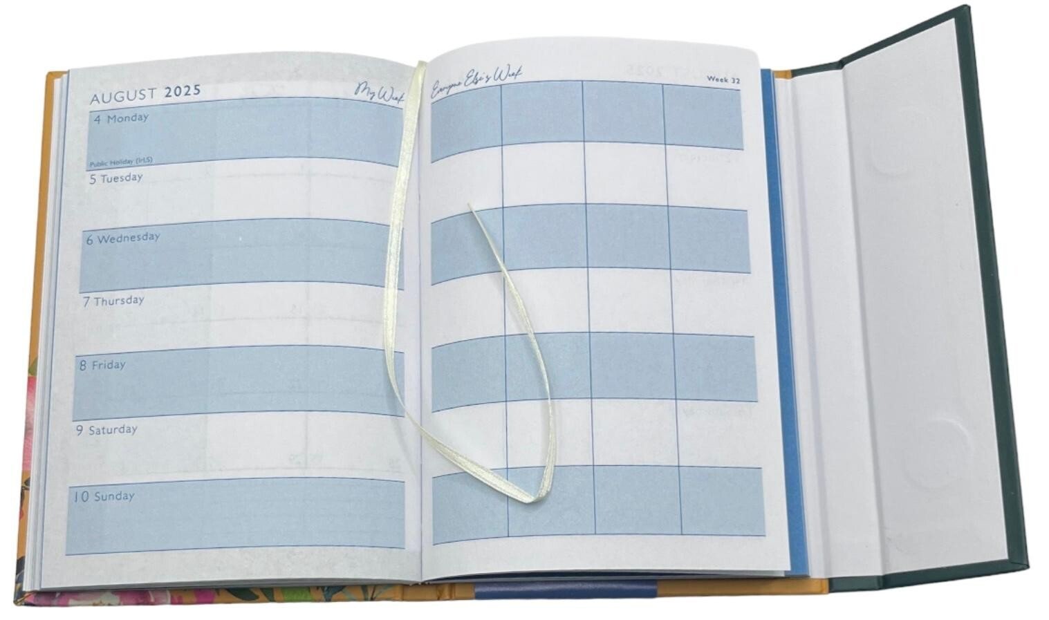 2026 Luxury A5 Week to view Diary Magnetic Index Schedule Organiser Year planner