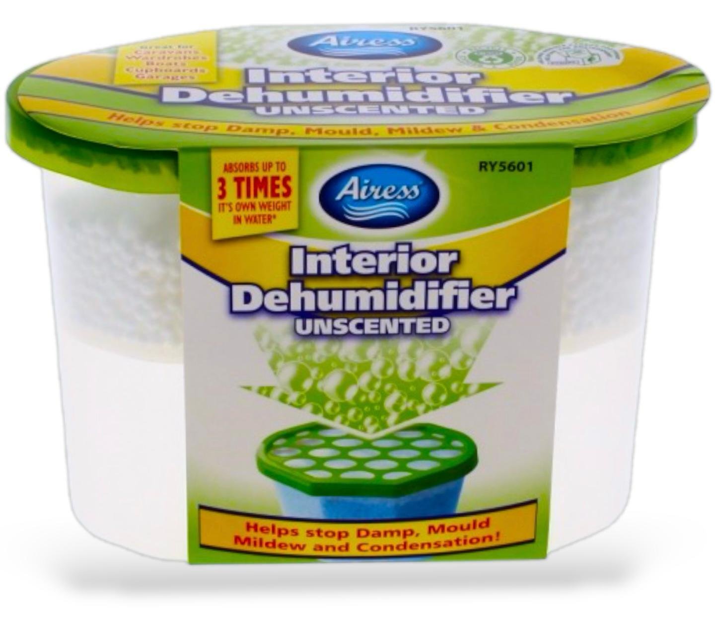 Airess Dehumidifier Interior Damp Trap Mould Moisture Mildew Remover Home 500ml