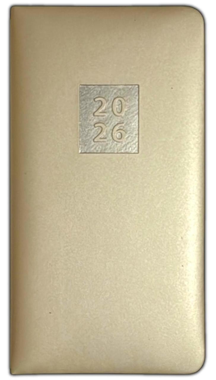 2026 Diary Week to View Slim Diary Cute PU Leatherette Diary Office Home Planner