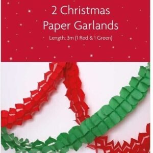 Christmas Decorations Hanging Retro Honeycomb Crepe Paper Bauble Bunting Garland