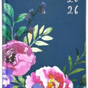 2026 Diary A5 Week to View Cute Butterfly Fashion Cover Family Organiser Planner