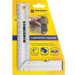 6″ 150mm Carpenter Square Aluminium Spirit Level Set Measuring Ruler Measure