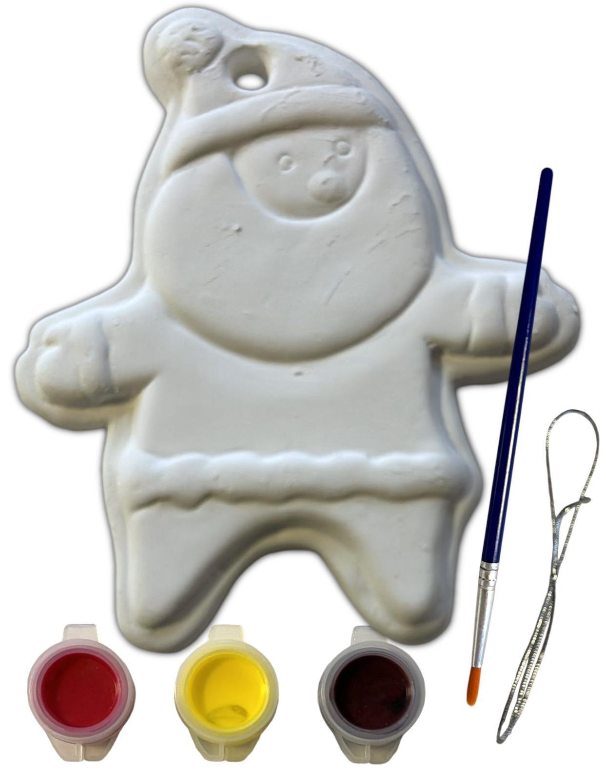 Paint Your Own Santa / Reindeer / Christmas Tree Decoration Kids Paint Craft Kit