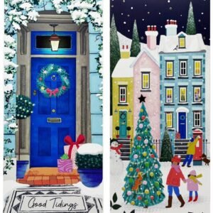 Christmas Cards Luxury 6 Card Pack Set Photo Xmas Traditional Santa Snowman UK