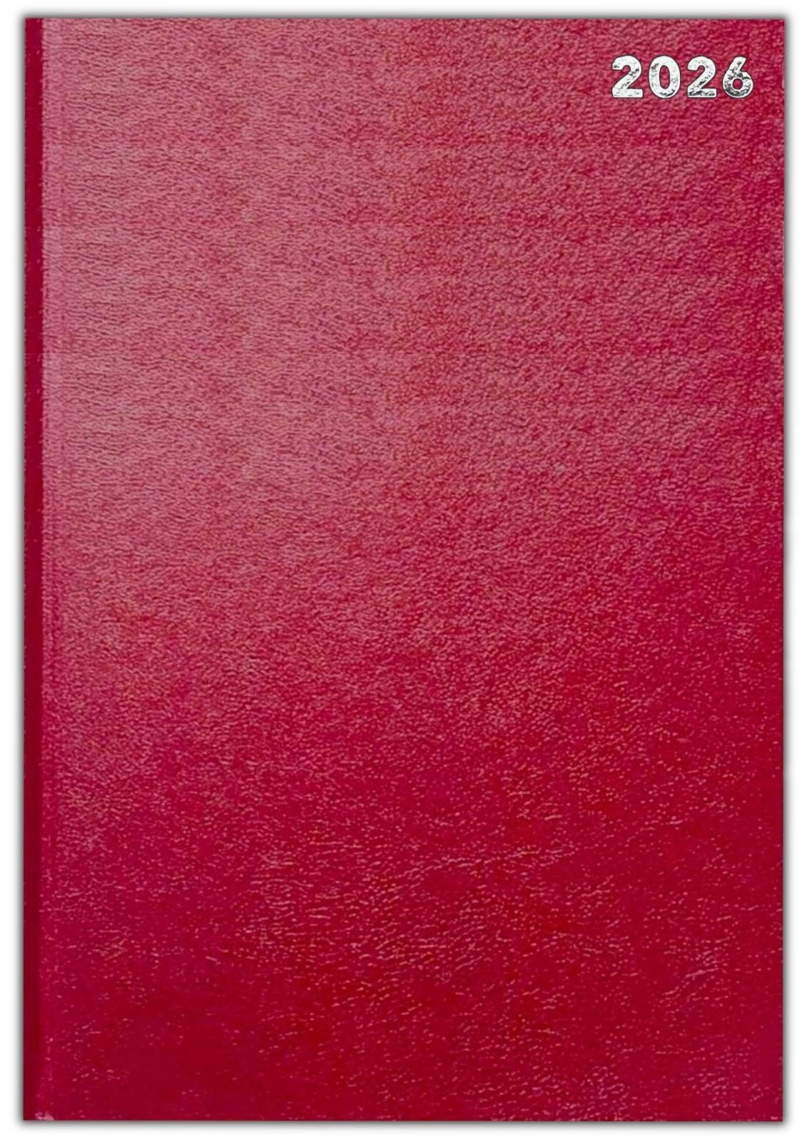 2026 A4 Hardcover 2 Pages Per Day Diary Classic Planner Appointment Office Desk
