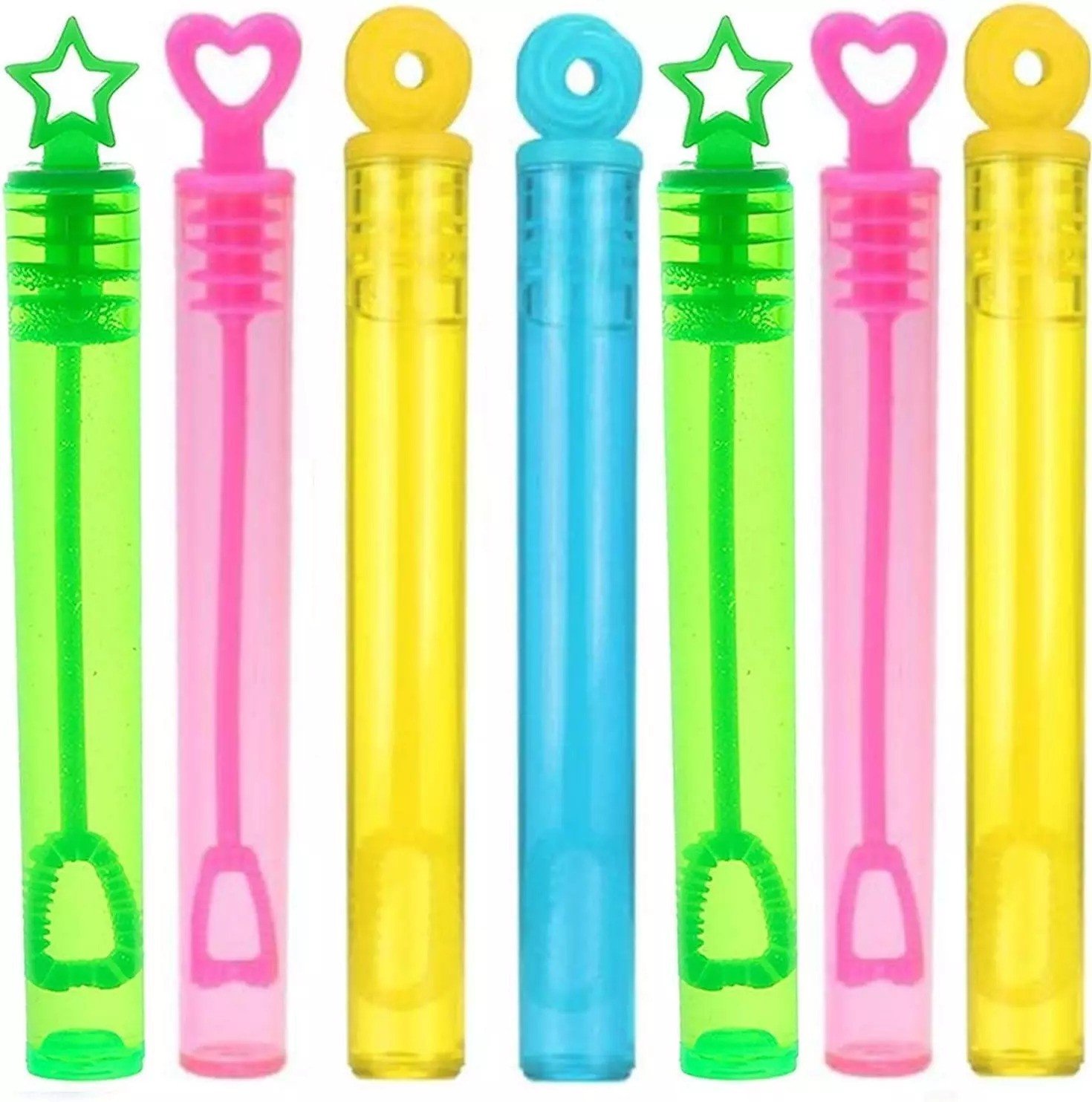 36 x Bubble Tubes Wand Kids Pinata Toy Loot Party Bag Filler Wedding Table Decor