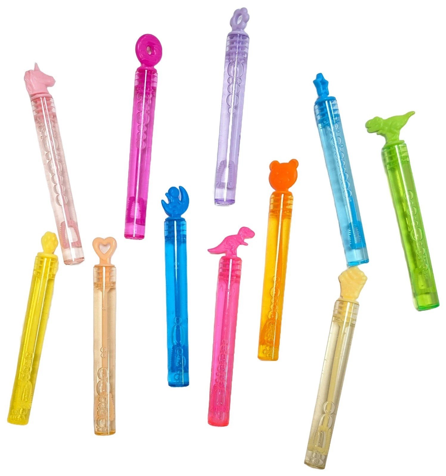 36 x Bubble Tubes Wand Kids Pinata Toy Loot Party Bag Filler Wedding Table Decor