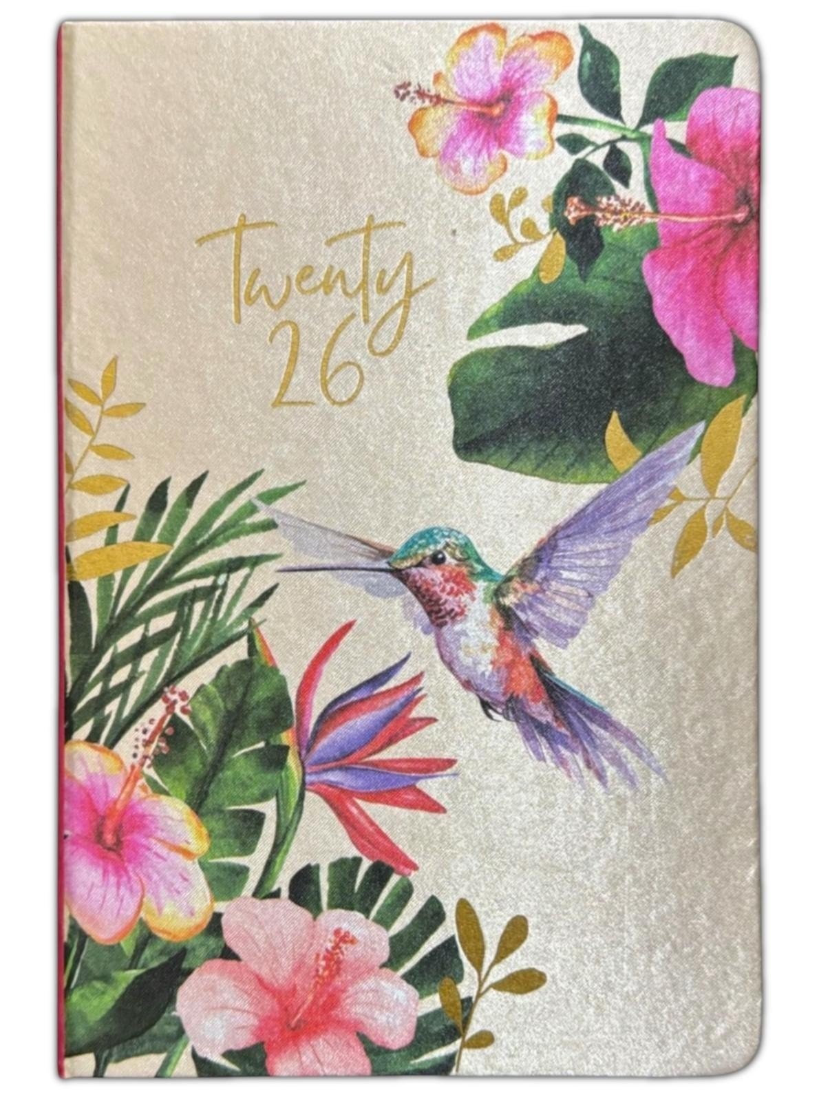 2026 A6 Day A Page Family Organiser Stripes Step Index Soft Cover Diary Office
