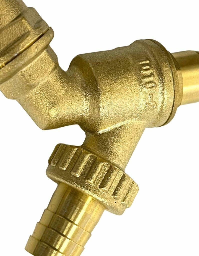 1/2" Brass Tap Hose Union BIB outside Wall Elbow Water Butt Garden Outlet Hose