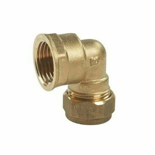 1/2" Brass Tap Hose Union BIB outside Wall Elbow Water Butt Garden Outlet Hose