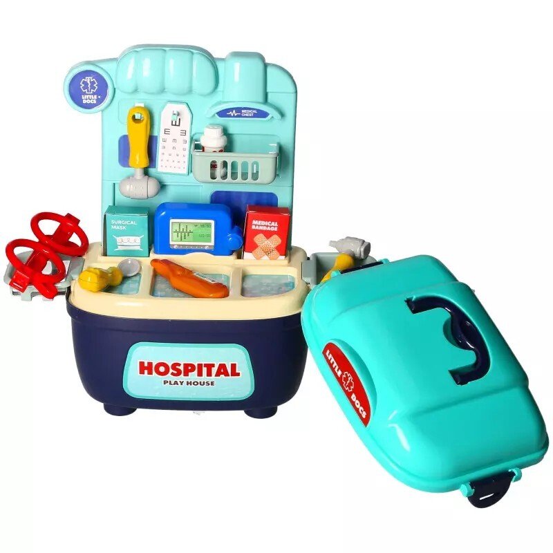 3 PK MY FIRST KITCHEN COOKING MEDICAL SET PRETEND PLAY COOKWARE PLAY LEARN KIDS