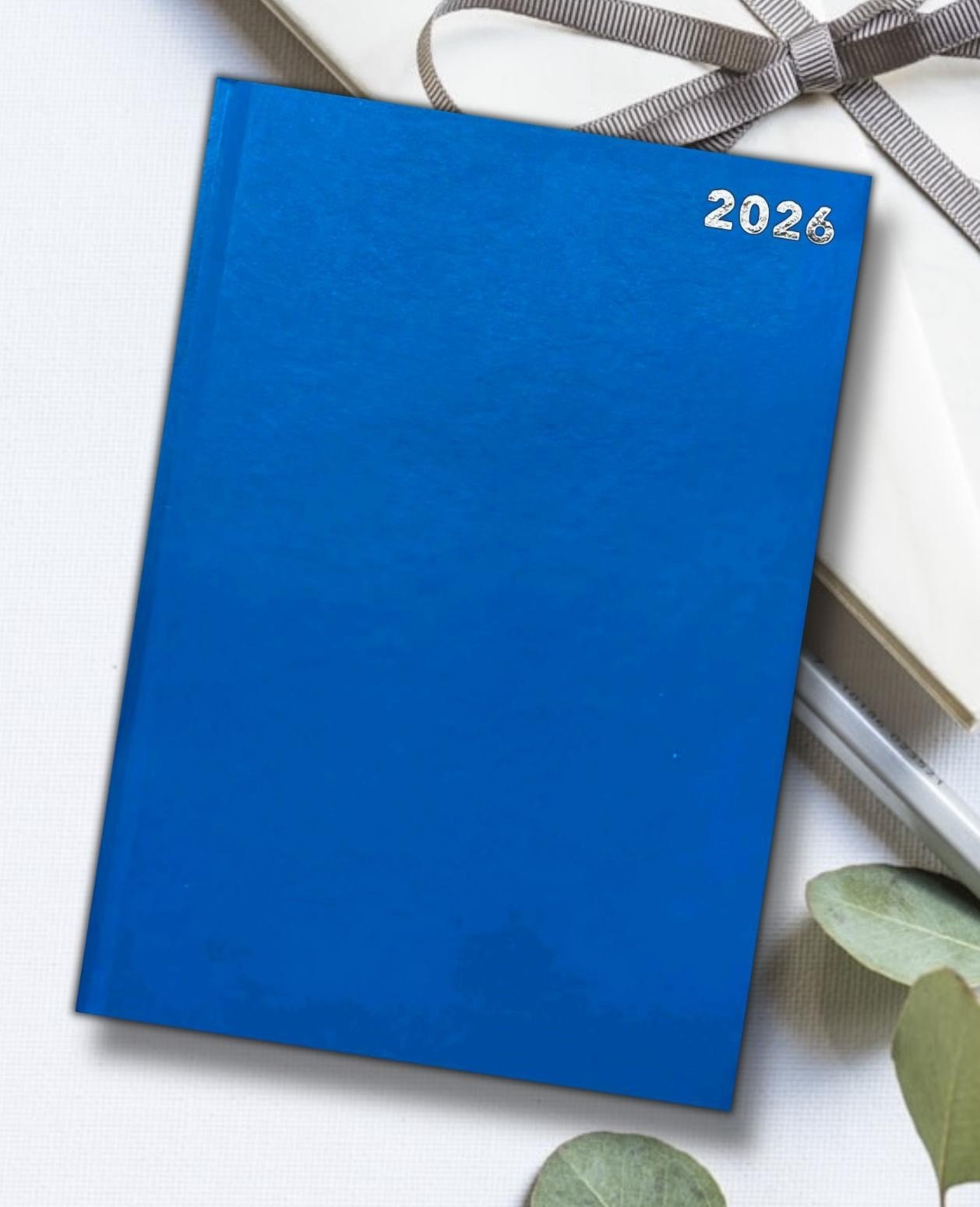 2026 A4 Hardcover 2 Pages Per Day Diary Classic Planner Appointment Office Desk