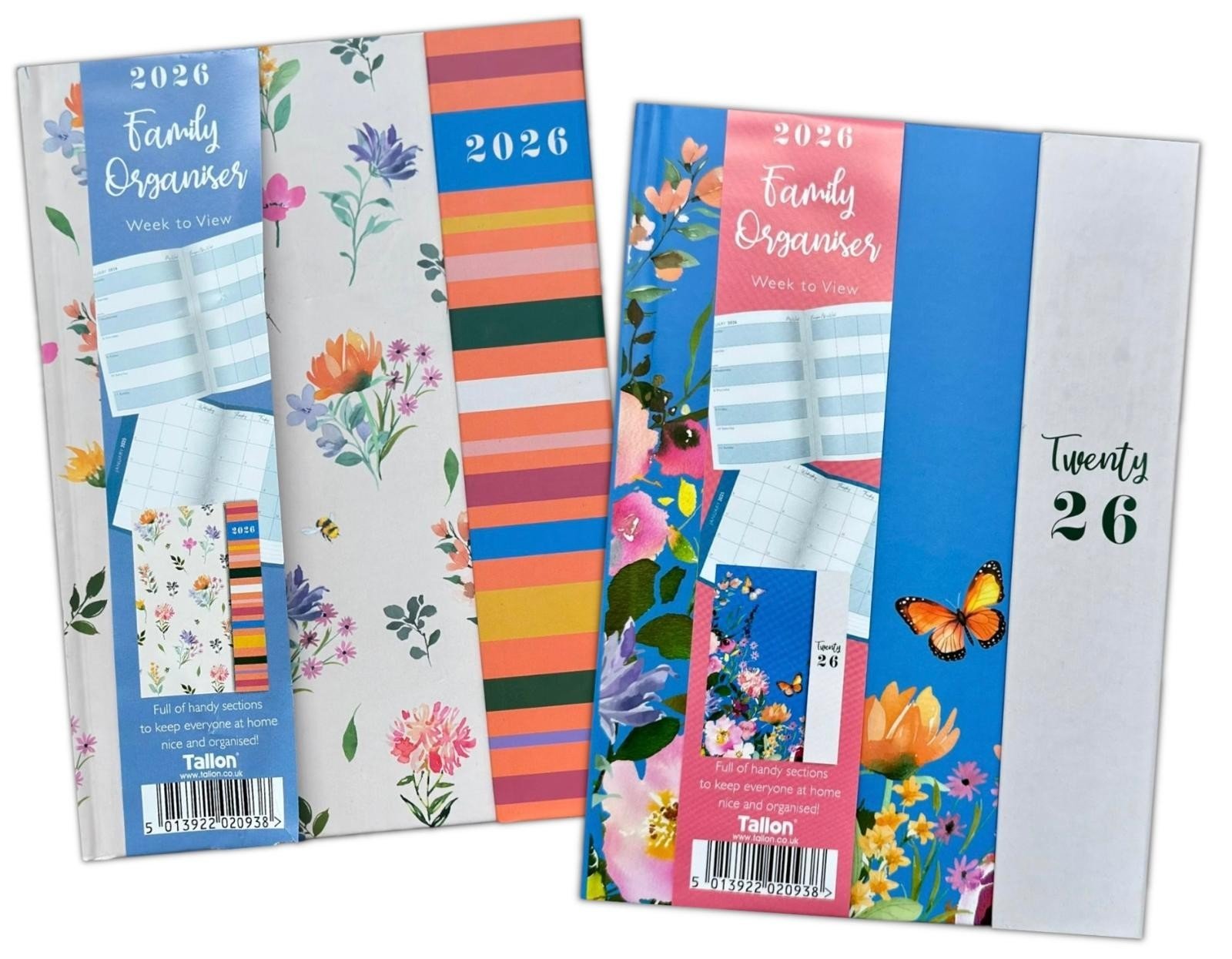 2026 Index Organiser A6 Week To View Dairy Magnetic Cover Planner Schedule Book