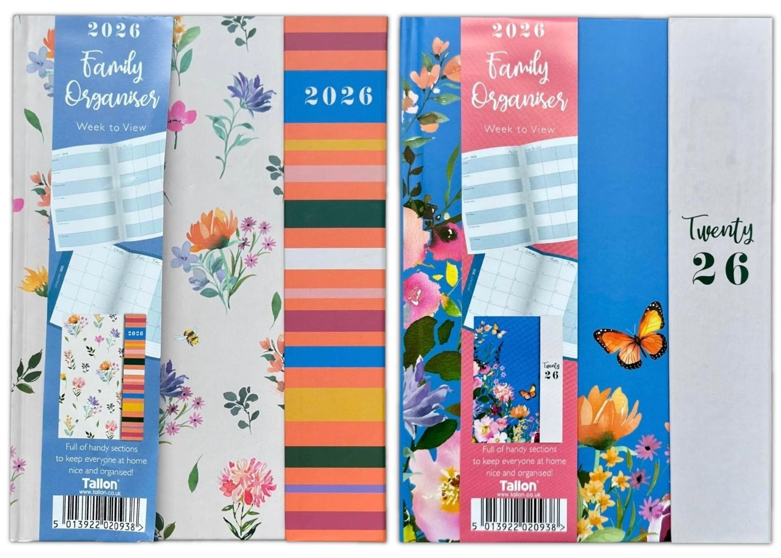 2026 Index Organiser A6 Week To View Dairy Magnetic Cover Planner Schedule Book