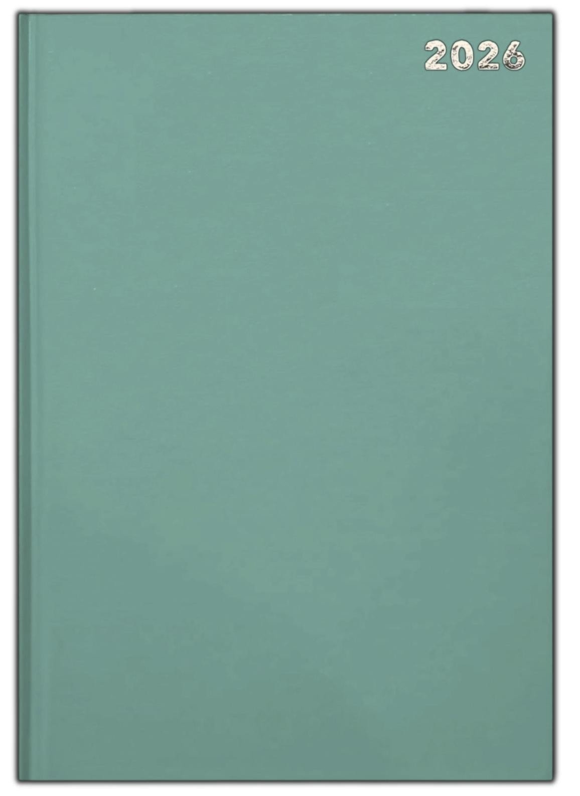2026 A4 Hardcover 2 Pages Per Day Diary Classic Planner Appointment Office Desk